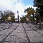 A Praça do Ferreira ficou praticamente vazia
