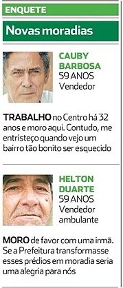 Centro moradia.Enquete