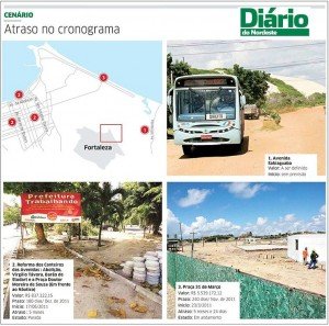 Obras paradas e prazos vencidos ou até mesmo sem previsão para início. É esta a situação em vários pontos da cidade, que refletem o cenário de um canteiro de obras interminável