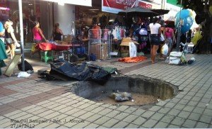 Pesquisa reputa as calçadas da cidade de Fortaleza como as melhores do País, o Portal Mobilize Brasil, com certeza esqueceu de pegar a opinião do centro